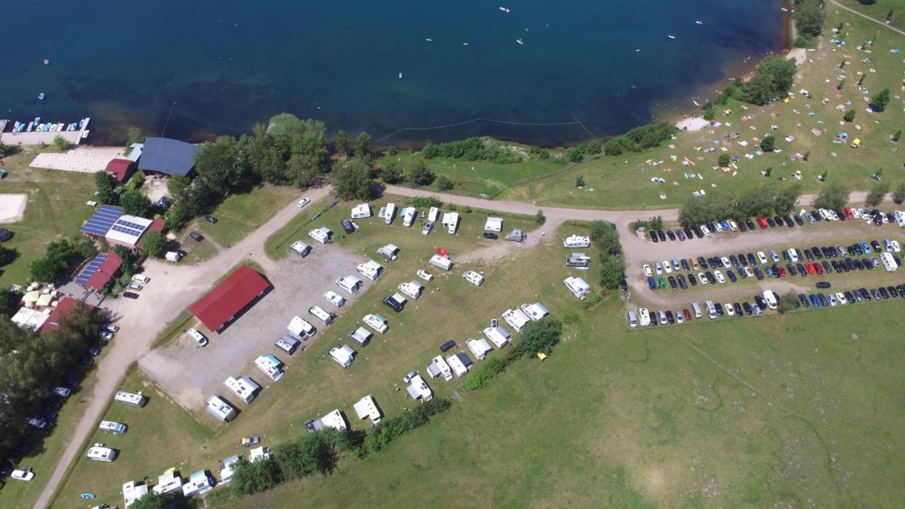 Wohnmobil-Stellplatz Steinberger See Steinberg am See Eksteriør bilde